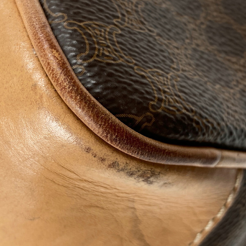 Celine Macadam Pattern Canvas Handbag Brown - image 3